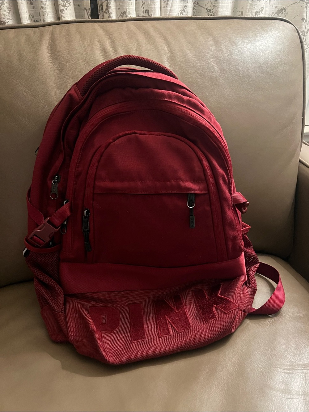 Victoria's Secret PINK Collegiate Backpack Travel Laptop Book Bag Rare